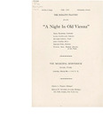 A Night In Old Vienna by Annie Russell Theatre