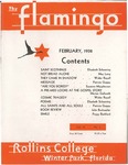 Flamingo, February, 1938, Vol. 12, No. 3