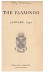 Flamingo, January, 1940, Vol. 14, No. 1