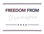 Freedom From Discrimination by Anonymous Patron Olin Library