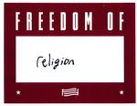 Freedom of Religion by Anonymous Patron Olin Library