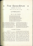 Sandspur, Vol. 01, No.3, May 30, 1895