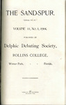 Sandspur, Vol. 11, No.1, 1904