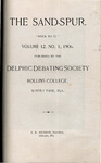 Sandspur, Vol. 12, No.1, 1906