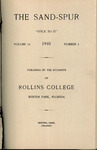 Sandspur, Vol. 16, No.1, 1910