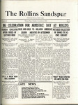 Sandspur, Vol. 22, No.4, November 6, 1920 by Rollins College Students