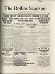 Sandspur, Vol. 22, No.5, November 13, 1920 by Rollins College Students