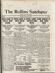 Sandspur, Vol. 22, No.13, January 29, 1921 by Rollins College Students