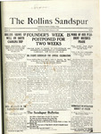 Sandspur, Vol. 22, No.14, February 5, 1921 by Rollins College Students