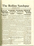 Sandspur, Vol. 23, No.7, December 9, 1921 by Rollins College Students