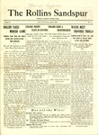 Sandspur, Vol. 23, No.19, April 8, 1922 by Rollins College Students