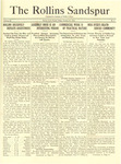 Sandspur, Vol. 24, No.4, October 27, 1922 by Rollins College Students