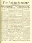 Sandspur, Vol. 24, No.5, November 3, 1922 by Rollins College Students